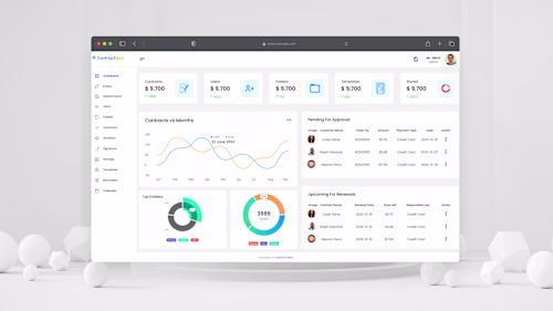 SASS Dashboard Design