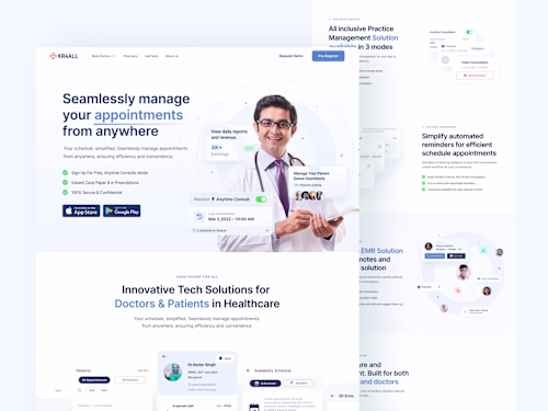 Boosting The Doctor App Landing Page to Empower Doctors