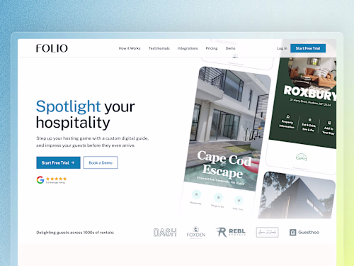 Folio — Visual Rebrand & Website Design