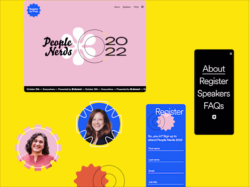 A UX Conference Event Site That Pops