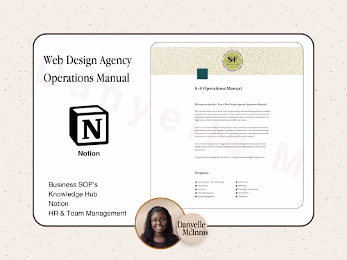Business Operations Manual in Notion
