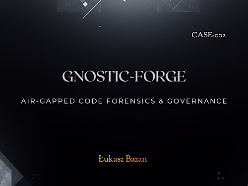 GNOSTIC-FORGE is a Zero-Trust Code