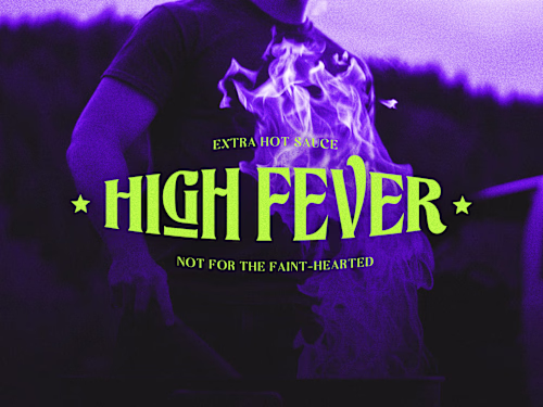 [Brand On Fire, packaging & social media]  High Fever 🌶️