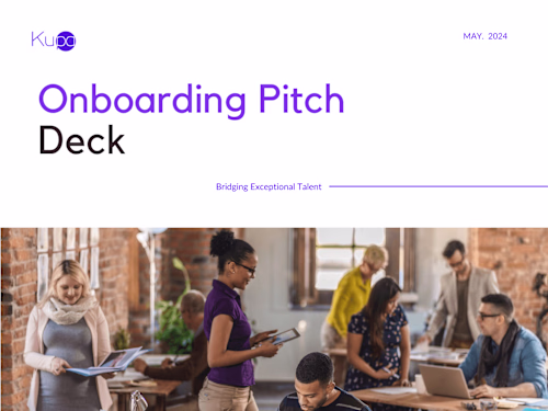 Presentation Deck Design for Talent Acquisition Company