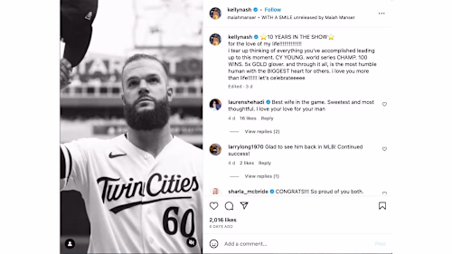 Kelly Nash commemorates Dallas Keuchel's 10-year journey in bas…