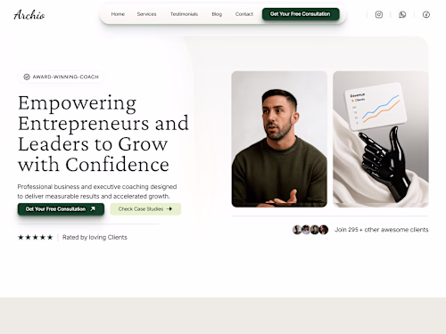 Web Design + Brand Identity