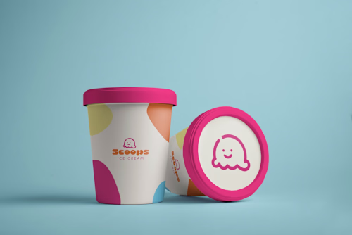 Scoops Ice Cream - Brand Identity