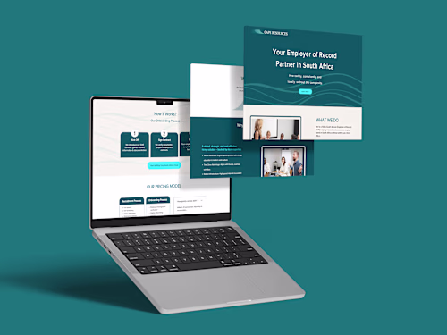 Squarespace Landing page design