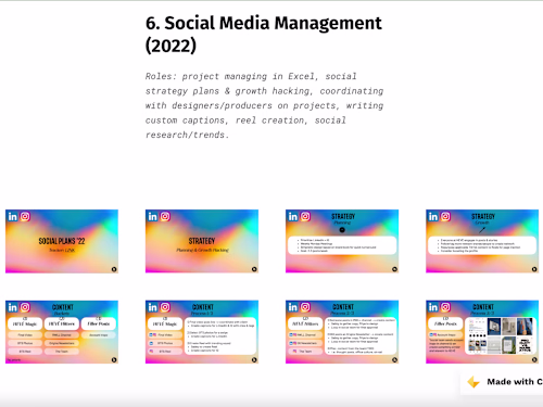 Professional Creative Portfolio 