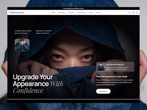 Fashionamen - E commerce Website Fashionamen is a E commerce...