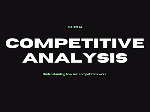 Sale AI Competitive Analysis