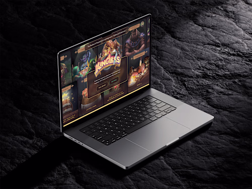 Landing page for Kingless with huge CMS collection