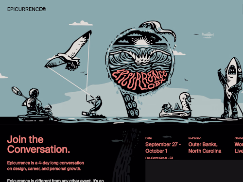 Epicurrence Landing Page