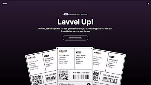 Lavvel - Label Generation Platform