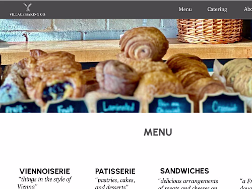 Village Baking Co. Website Redesign