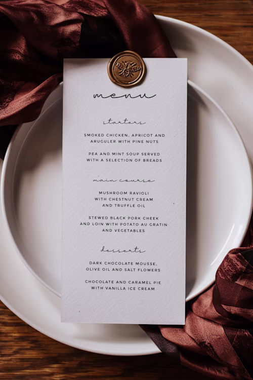 Wedding stationery photography