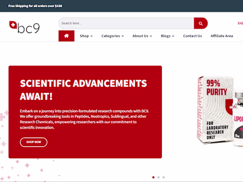 BC9 WordPress Elementor, WooCommerce Website
