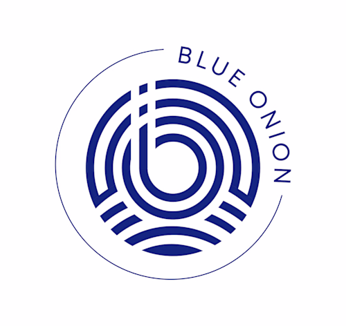 Circular O,B Logo (Blue Onion) on Behance