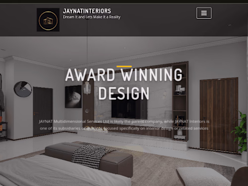 Website development for Jaynatinteriors