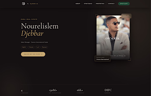 Dubai Real Estate Advisor Personal