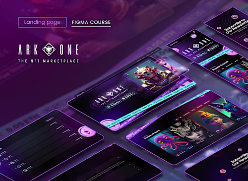 ARK ONE - Landing page (Desktop + Mobile)