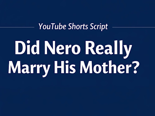 Did Nero Really Marry His Mother?