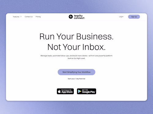 Tegrity Connect Website Design