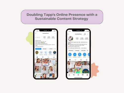 Doubling Tapp’s Instagram with a sustainable content strategy