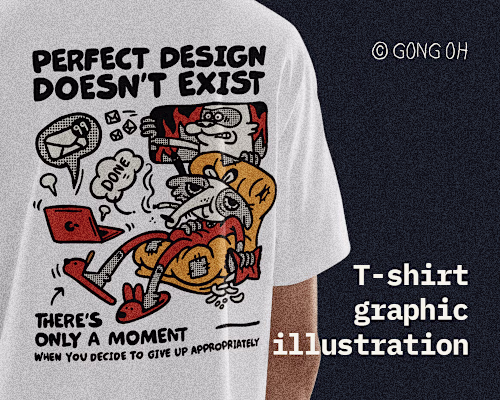 T-shirt graphic illustration