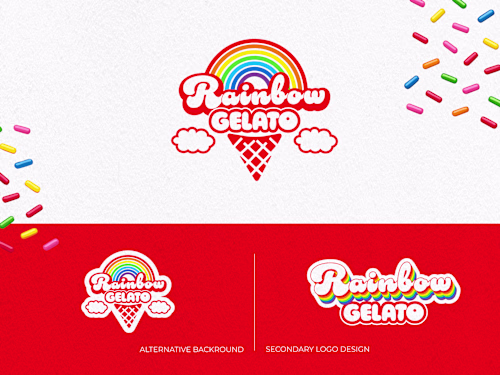 RAINBOW GELATO
😍 Logo design &