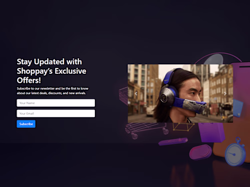 Subscription Landing Page
