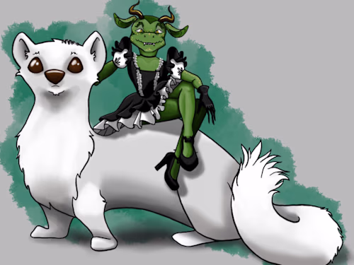 Darendel and Garret the Ferret