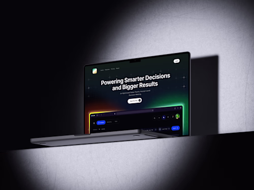 Modern AI SaaS Hero Section