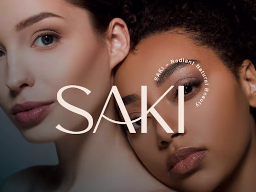SAKI: Brand Identity & Packaging System for Organic Beauty