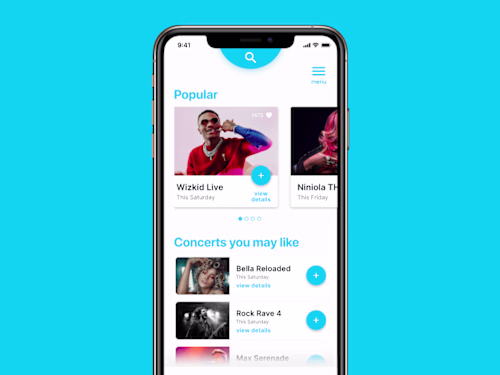 UX Design for a Concert Ticketing App