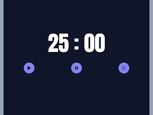 Pomodro timer app