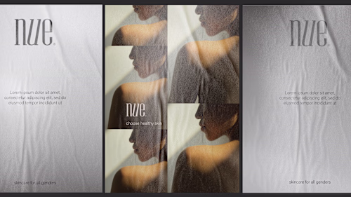 Nue Skincare- Branding, Packaging, Website, Print