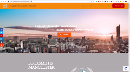 Emergency Locksmiths Manchester on-page optimization