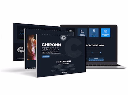 Website with Online appointment booking