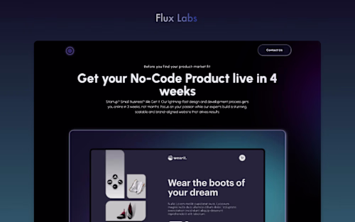 Responsive Webflow Template Designed for client acquisition