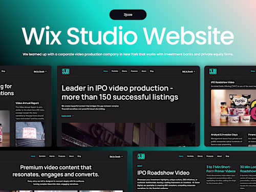 Corporate Video Production Website Redesign and SEO