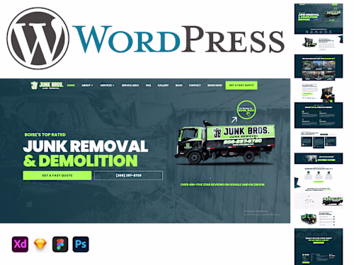 WordPress Website  Design - Junk Removal  