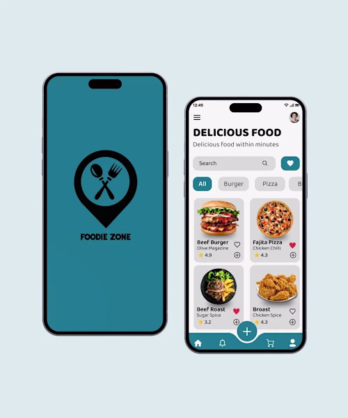Food and Restaurant App | UI UX Designer | IOS Android Design
