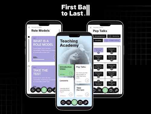 Visual Identity for a Tennis Mental Health Application