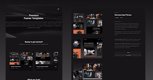 Personal landing page load with a CMS functionality