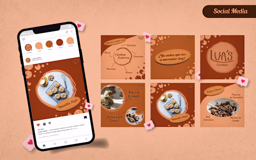 Brand Identity for Lua's Cookies