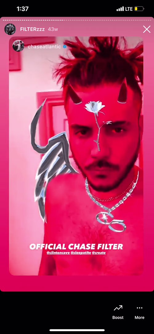 Viral AR filter collaborations for IG/META/SNAP