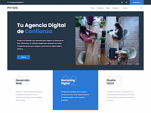 Physis Digital - Website Development