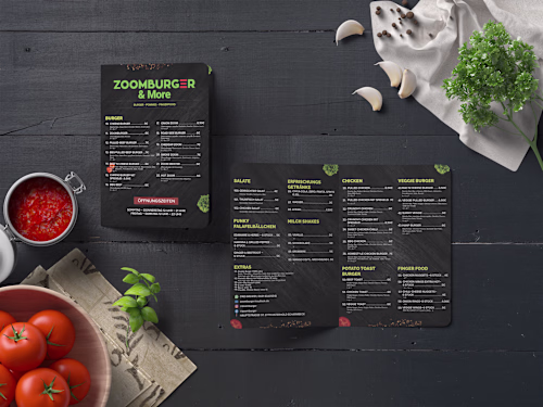 Food Menu Design
