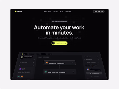 Zyflow - Premium SaaS Marketing Website